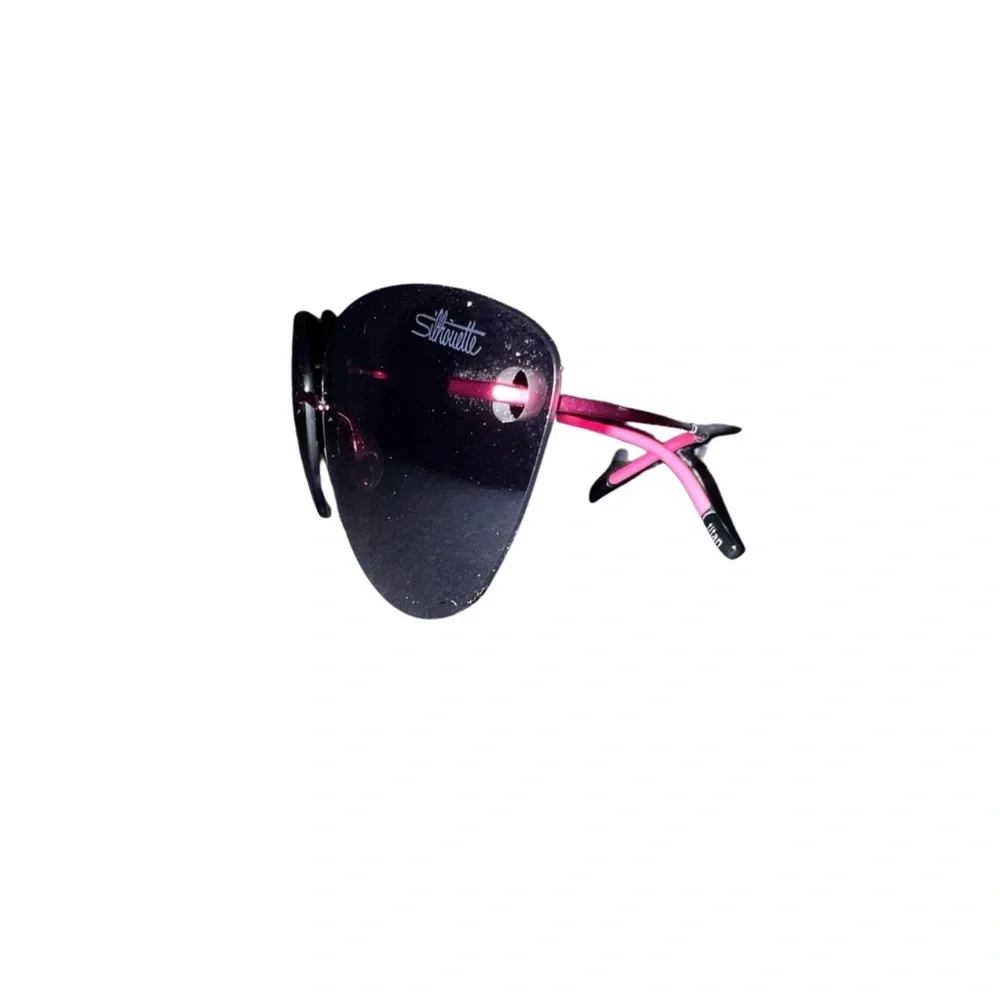 Silhouette Vintage Burgundy and Charcoal Sunglasses​ - Picture 4 of 8